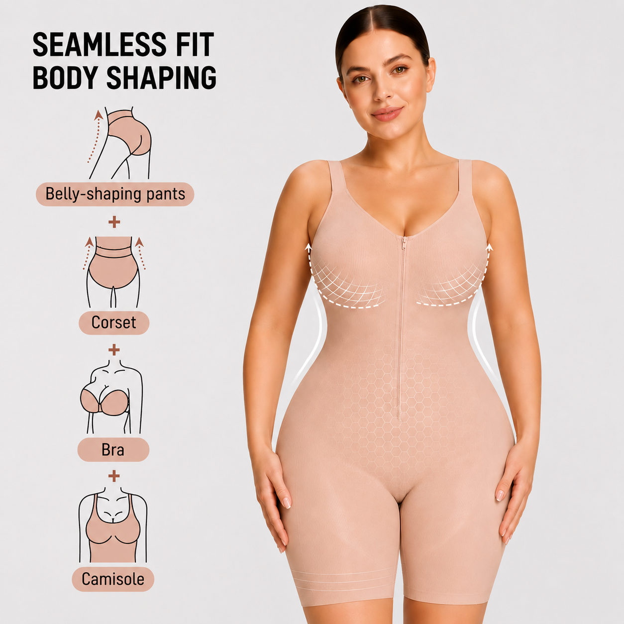 Velora™ Easyslide AirWeave Sculpt Bodysuit