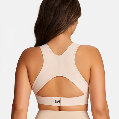 Front Closure Cross-Back Wireless Posture Bra