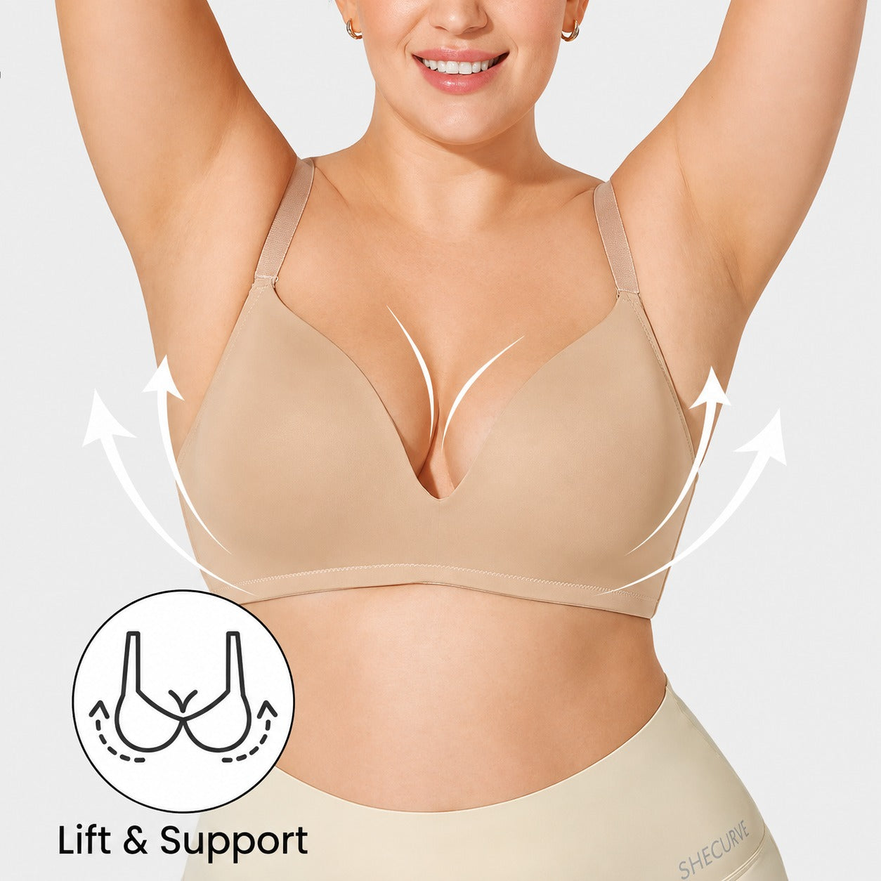 Velora™ Seamless Wireless Bra – All-Day Comfort & Natural Support